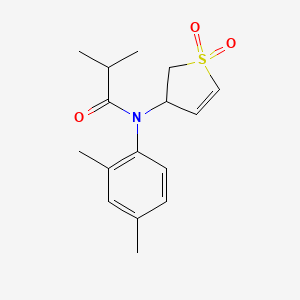 N-(2,4-dimethylphenyl)-N-(1,1-dioxido-2,3-dihydrothiophen-3-yl)isobutyramide