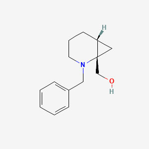molecular formula C14H19NO B2693326 [(1S,6R)-2-苯甲基-2-氮杂双环[4.1.0]庚烷-1-基]甲醇 CAS No. 2209079-55-8
