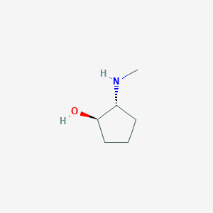 molecular formula C6H13NO B2693327 (1R,2R)-2-(Methylamino)cyclopentanol CAS No. 666697-60-5; 81795-51-9