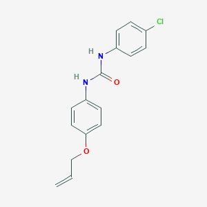 molecular formula C16H15ClN2O2 B269334 N-[4-(allyloxy)phenyl]-N'-(4-chlorophenyl)urea 