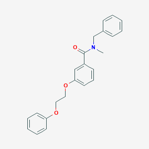 molecular formula C23H23NO3 B269336 N-benzyl-N-methyl-3-(2-phenoxyethoxy)benzamide 