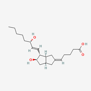 molecular formula C21H34O4 B2693374 Carbacyclin CAS No. 69552-46-1; 69609-77-4