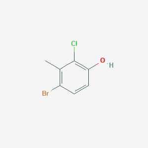 molecular formula C7H6BrClO B2693457 4-Bromo-2-chloro-3-methylphenol CAS No. 1799612-08-0