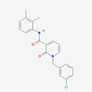 molecular formula C21H19ClN2O2 B2693472 1-(3-chlorobenzyl)-N-(2,3-dimethylphenyl)-2-oxo-1,2-dihydropyridine-3-carboxamide CAS No. 946331-93-7