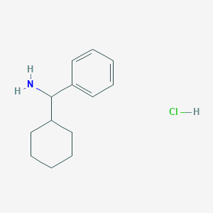 molecular formula C13H20ClN B2693496 Cyclohexyl(phenyl)methanamine hydrochloride CAS No. 58271-62-8