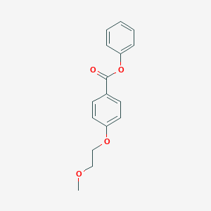 molecular formula C16H16O4 B269350 Phenyl 4-(2-methoxyethoxy)benzoate 