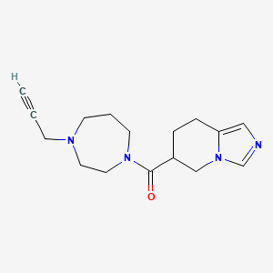 1-{5H,6H,7H,8H-imidazo[1,5-a]pyridine-6-carbonyl}-4-(prop-2-yn-1-yl)-1,4-diazepane