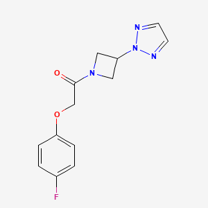 1-(3-(2H-1,2,3-triazol-2-yl)azetidin-1-yl)-2-(4-fluorophenoxy)ethan-1-one