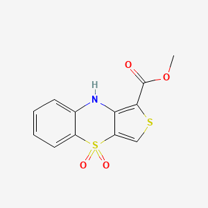 Methyl 4,4-dioxo-9H-thieno[3,4-b][1,4]benzothiazine-1-carboxylate