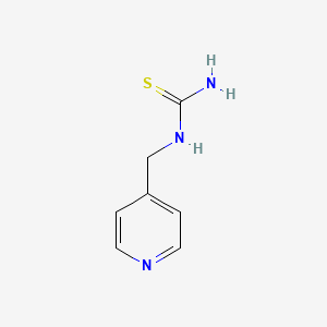 molecular formula C7H9N3S B2693549 N-(吡啶-4-基甲基)硫脲 CAS No. 282715-65-5