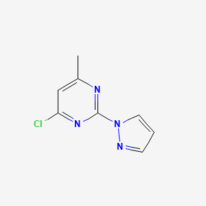 4-Chloro-6-methyl-2-(1H-pyrazol-1-YL)pyrimidine