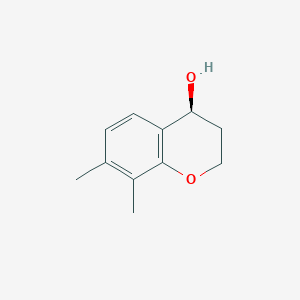 (4S)-7,8-Dimethyl-3,4-dihydro-2H-1-benzopyran-4-OL