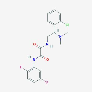 N1-(2-(2-chlorophenyl)-2-(dimethylamino)ethyl)-N2-(2,5-difluorophenyl)oxalamide