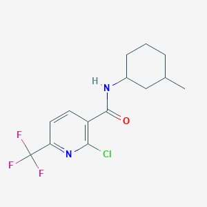 2-chloro-N-(3-methylcyclohexyl)-6-(trifluoromethyl)pyridine-3-carboxamide