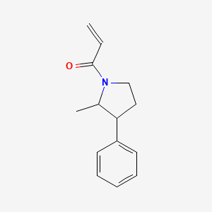 1-(2-Methyl-3-phenylpyrrolidin-1-yl)prop-2-en-1-one