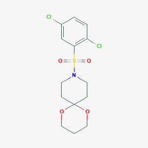 9-((2,5-Dichlorophenyl)sulfonyl)-1,5-dioxa-9-azaspiro[5.5]undecane