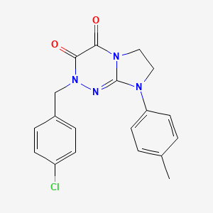 2-(4-chlorobenzyl)-8-(p-tolyl)-7,8-dihydroimidazo[2,1-c][1,2,4]triazine-3,4(2H,6H)-dione