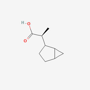 (2S)-2-(2-Bicyclo[3.1.0]hexanyl)propanoic acid