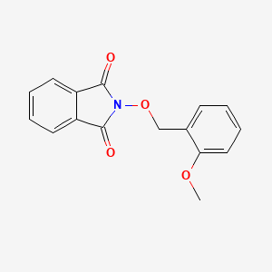 molecular formula C16H13NO4 B2693726 2-[(2-甲氧基苯基)甲氧基]异吲哚-1,3-二酮 CAS No. 321430-43-7