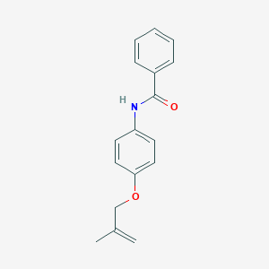 molecular formula C17H17NO2 B269373 N-{4-[(2-methylprop-2-en-1-yl)oxy]phenyl}benzamide 