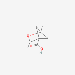 molecular formula C8H12O3 B2693738 1,3-Dimethyl-2-oxabicyclo[2.1.1]hexane-4-carboxylic acid CAS No. 2243516-00-7