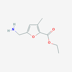 Ethyl 5-(aminomethyl)-3-methylfuran-2-carboxylate