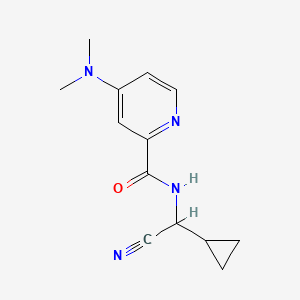 N-[cyano(cyclopropyl)methyl]-4-(dimethylamino)pyridine-2-carboxamide