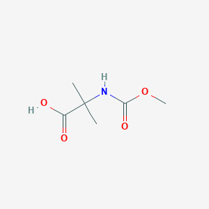 2-((Methoxycarbonyl)amino)-2-methylpropanoic acid