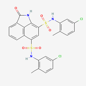 molecular formula C25H19Cl2N3O5S2 B2693806 C25H19Cl2N3O5S2 CAS No. 442553-70-0