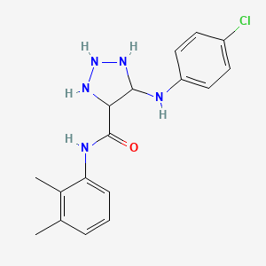 molecular formula C17H16ClN5O B2693815 5-(4-chloroanilino)-N-(2,3-dimethylphenyl)triazolidine-4-carboxamide CAS No. 1207018-53-8