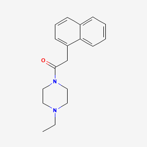 molecular formula C18H22N2O B2693853 1-(4-Ethylpiperazin-1-yl)-2-(naphthalen-1-yl)ethanone CAS No. 325725-90-4