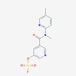 2-[(5-Fluorosulfonyloxypyridine-3-carbonyl)-methylamino]-5-methylpyridine