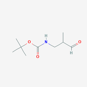 tert-butyl N-(2-methyl-3-oxopropyl)carbamate