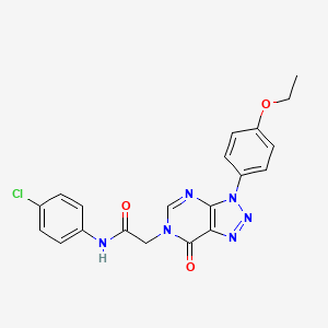 N-(4-chlorophenyl)-2-(3-(4-ethoxyphenyl)-7-oxo-3H-[1,2,3]triazolo[4,5-d]pyrimidin-6(7H)-yl)acetamide