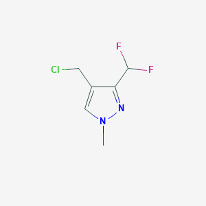 4-(Chloromethyl)-3-(difluoromethyl)-1-methylpyrazole