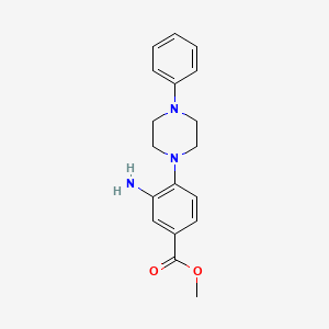 Methyl 3-amino-4-(4-phenylpiperazin-1-yl)benzoate