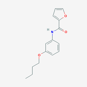 molecular formula C15H17NO3 B269403 N-(3-butoxyphenyl)-2-furamide 