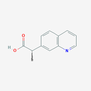 (2S)-2-Quinolin-7-ylpropanoic acid