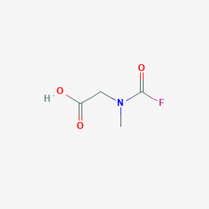 molecular formula C4H6FNO3 B2694067 2-[碳氟代甲基氨基]乙酸 CAS No. 2580202-90-8