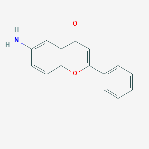 6-Amino-2-(3-methylphenyl)chromen-4-one