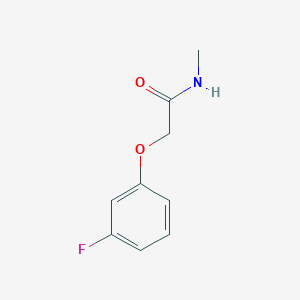 molecular formula C9H10FNO2 B269409 2-(3-fluorophenoxy)-N-methylacetamide 