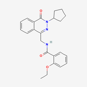 N-((3-cyclopentyl-4-oxo-3,4-dihydrophthalazin-1-yl)methyl)-2-ethoxybenzamide