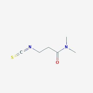 molecular formula C6H10N2OS B2694123 3-isothiocyanato-N,N-dimethylpropanamide CAS No. 1248198-30-2