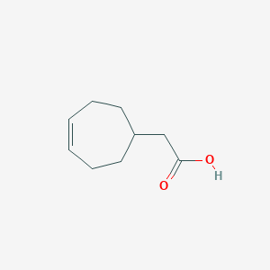 2-(Cyclohept-4-EN-1-YL)acetic acid