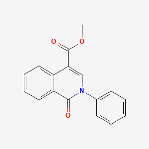 molecular formula C17H13NO3 B2694131 Methyl 1-oxo-2-phenyl-1,2-dihydro-4-isoquinolinecarboxylate CAS No. 73349-64-1