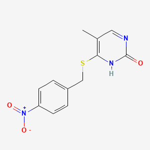 5-methyl-4-((4-nitrobenzyl)thio)pyrimidin-2(1H)-one