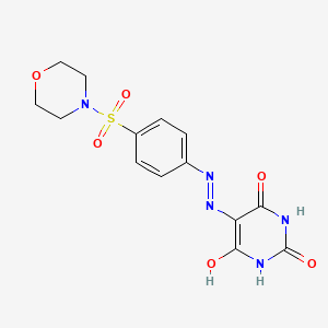 5-(2-(4-(morpholinosulfonyl)phenyl)hydrazono)pyrimidine-2,4,6(1H,3H,5H)-trione