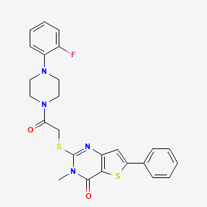 4-(5-ethyl-1,3,4-oxadiazol-2-yl)-N-(3-methoxybenzyl)thiophene-2-sulfonamide