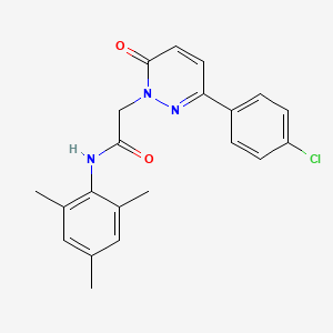 2-(3-(4-chlorophenyl)-6-oxopyridazin-1(6H)-yl)-N-mesitylacetamide