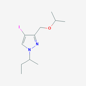 1-sec-butyl-4-iodo-3-(isopropoxymethyl)-1H-pyrazole